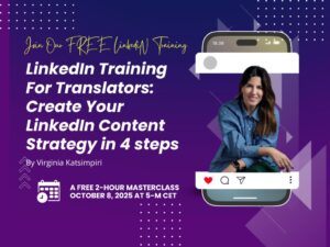 LinkedIn Training For Translators: Create Your LinkedIn Content Strategy in 4 steps